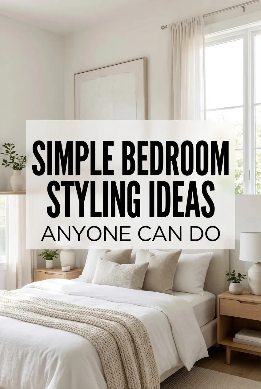 Simple Bedroom Styling Ideas Anyone Can Do