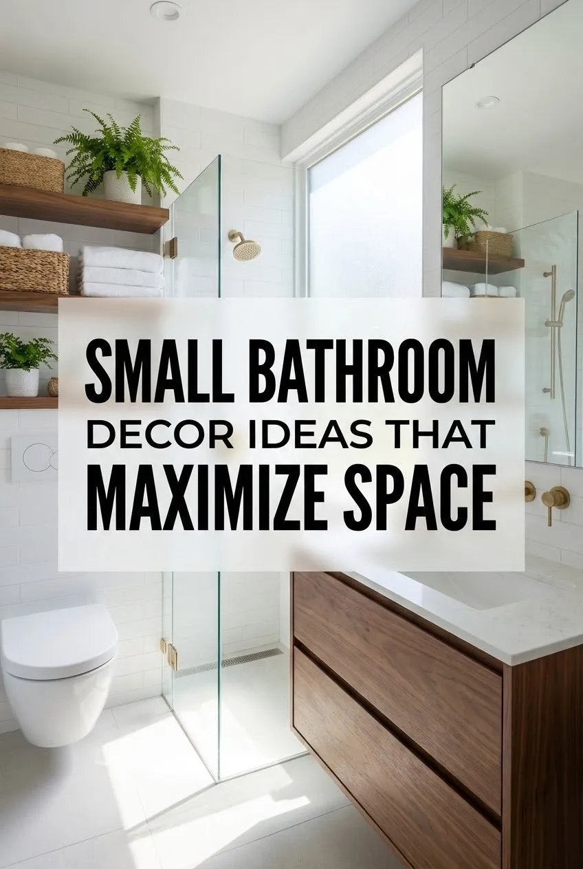 Small Bathroom Decor Ideas That Maximize Space