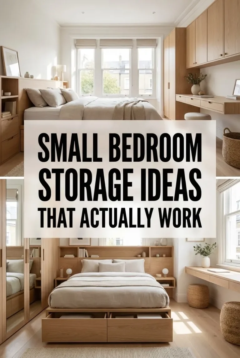 Small Bedroom Storage Ideas That Actually Work