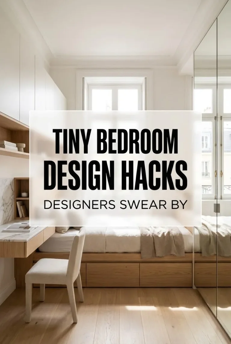 Tiny Bedroom Design Hacks Designers Swear By