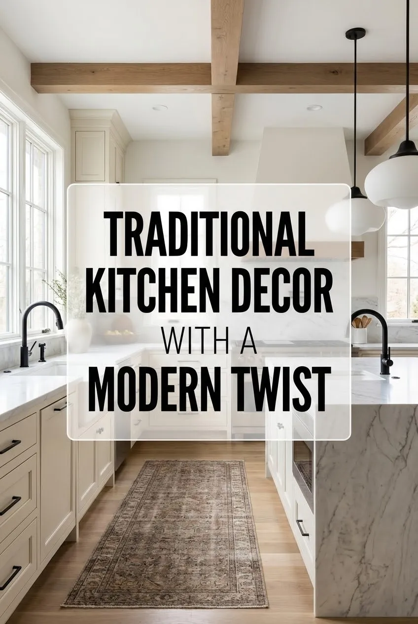 Traditional Kitchen Decor with a Modern Twist