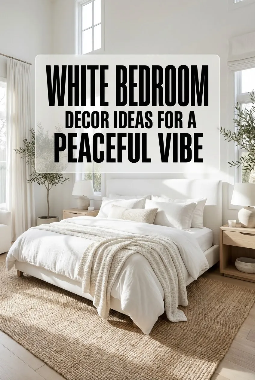 White Bedroom Decor Ideas for a Peaceful Vibe
